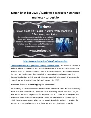 darknet markets list 2026
